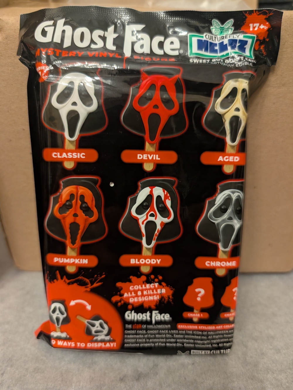 Ghost Face Mystery Vinyl Figure - Black & Red